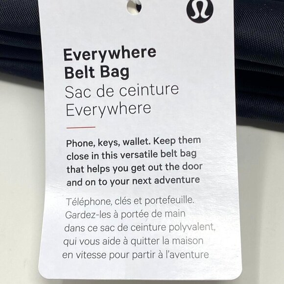 Lululemon Hawaii Everywhere Belt Bag Limited Rare Black Vacation Travel - Picture 4 of 10